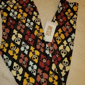 NWT OS DISNEY LULAROE LEGGINGS MICKEY MOUSE